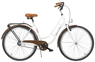 Pilsētas velosipēds AZIMUT Retro 28" 2021, balts cena un informācija | Velosipēdi | 220.lv