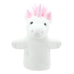 Vienradzis, rokas rotaļlieta 28 cm, The Puppet Company PC004638 Unicorn Puppet Buddies cena un informācija | Mīkstās (plīša) rotaļlietas | 220.lv