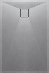 Deante granīta dušas paliktnis Correo metallic grey, 100x80 cm cena un informācija | Dušas paliktņi | 220.lv