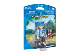 70561 PLAYMOBIL® Playmo-Friends Мальчик с машинкой цена и информация | Конструкторы и кубики | 220.lv