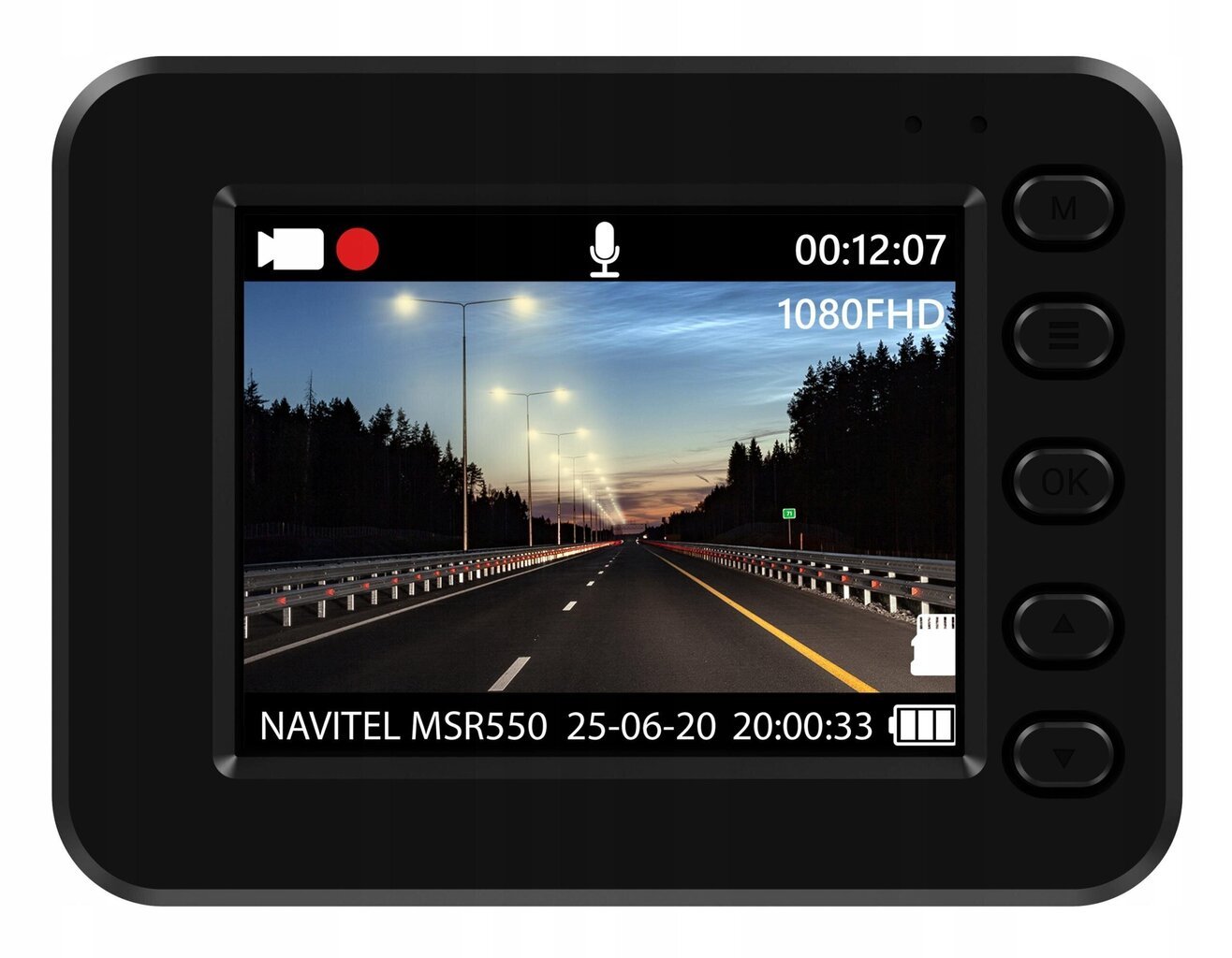 Video reģistrators Navitel MSR550 NV, melns cena un informācija | Auto video reģistratori | 220.lv