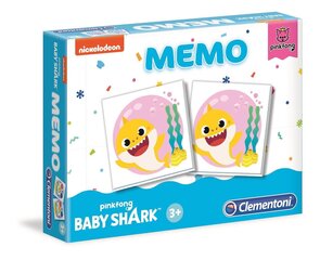 Atmiņas (piezīmju) spēle Clementoni, Baby Shark cena un informācija | Galda spēles | 220.lv