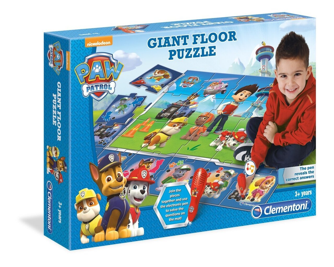 Attīstošs paklājiņš - puzle Clementoni Paw Patrol Giant Floor Puzzle, 24 gab. цена и информация | Puzles, 3D puzles | 220.lv