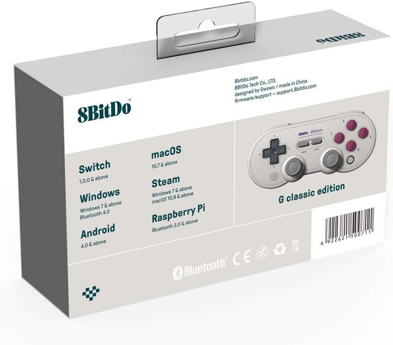 8bitdo SN30 Pro G Classic Edition cena un informācija | Spēļu kontrolieri | 220.lv