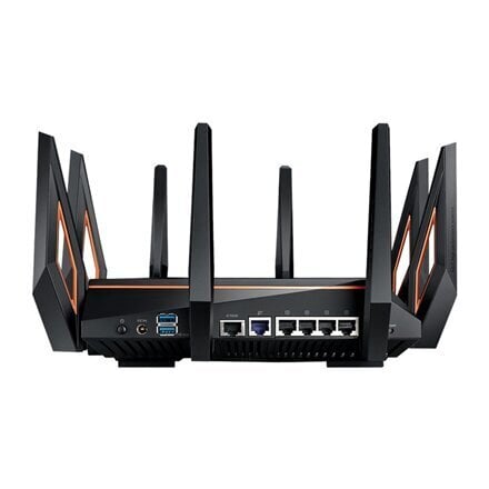 Asus GT-AX11000 Tri-band WiFi Gaming Router ROG Rapture 802.11ax, 10 cena un informācija | Rūteri (maršrutētāji) | 220.lv