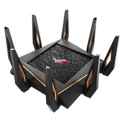 Asus GT-AX11000 Tri-band WiFi Gaming Router ROG Rapture 802.11ax, 10 cena un informācija | Rūteri (maršrutētāji) | 220.lv