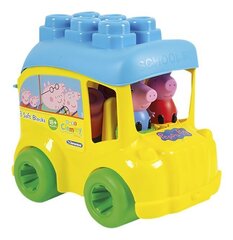 Школьный автобусик с блоками Clementoni Clemmy Peppa Pig, 8 шт. цена и информация | Игрушки для малышей | 220.lv