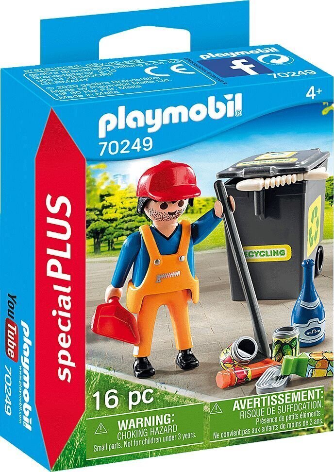 70249 PLAYMOBIL® Special Plus Ielu tīrītājs цена и информация | Konstruktori | 220.lv