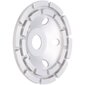 Dimanta slīpēšanas disks betonam, divkāršs segments Faster Tools 125mm (7086) cena un informācija | Rokas instrumenti | 220.lv