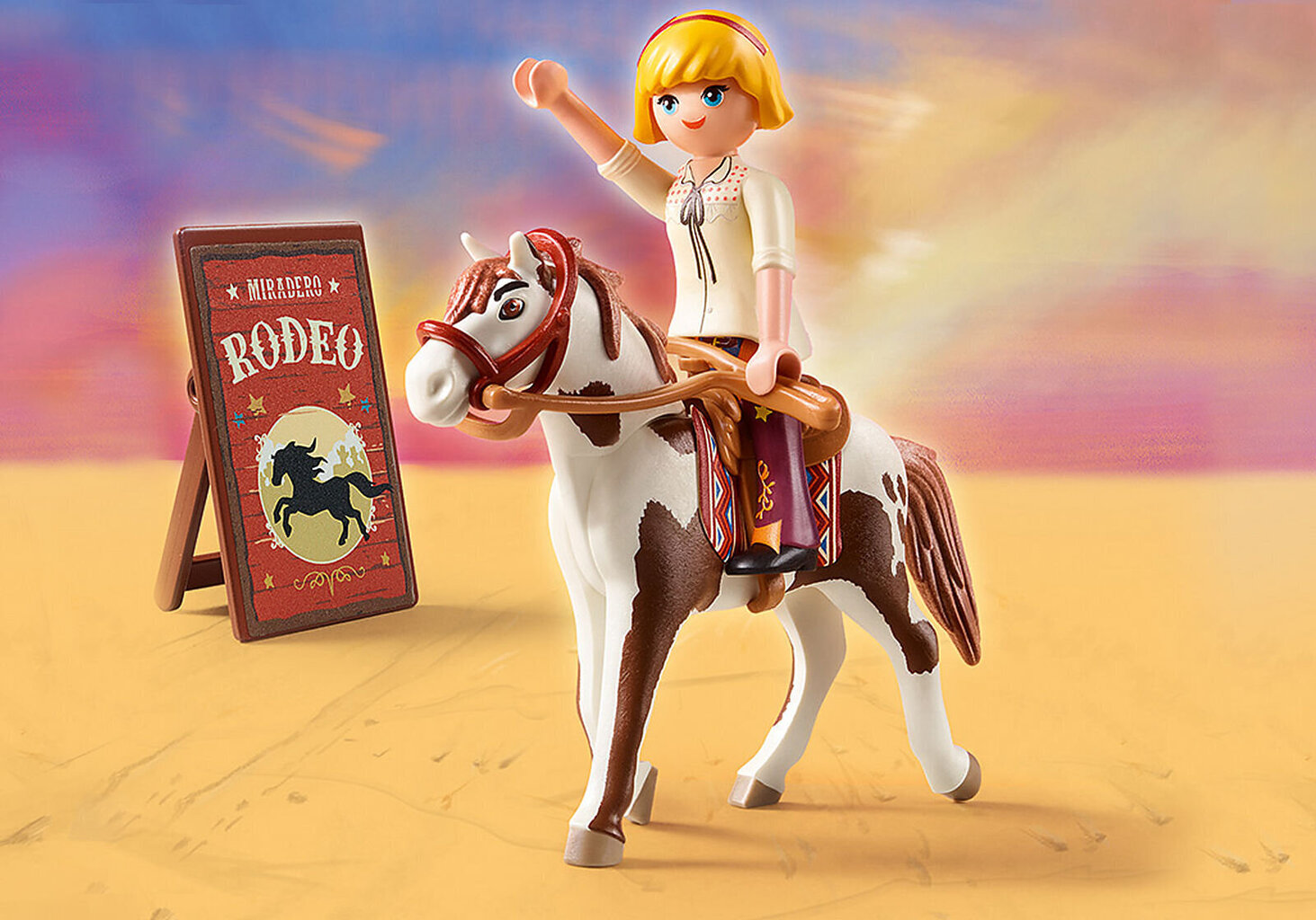 70698 PLAYMOBIL® Dreamworks Spirit Rodeo Abigail cena un informācija | Konstruktori | 220.lv