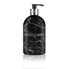 Šķidrās roku ziepes dzintara un vīģu aromāta Baylis & Harding Elements, 500 ml cena un informācija | Ziepes | 220.lv