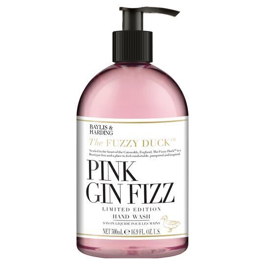 Šķidrās roku ziepes Baylis & Harding Fuzzy Duck Pink Gin Fizz, 500 ml cena un informācija | Ziepes | 220.lv