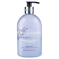 Šķidrās roku ziepes Baylis & Harding English Lavender & Chamomile, 500 ml cena un informācija | Ziepes | 220.lv