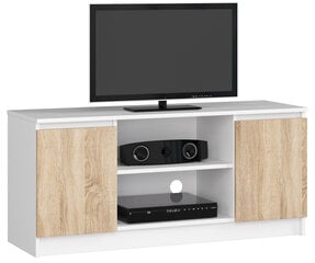 TV galdiņš NORE RTV K120, balts/ozola krāsas cena un informācija | TV galdiņi | 220.lv