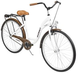 Городской велосипед AZIMUT Classic 28" 2021, белый цена и информация | Велосипеды | 220.lv