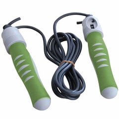 Скакалка Tunturi со счетчиком, зеленый цена и информация | Скакалка Tunturi Pro Adjustable Speed Rope | 220.lv