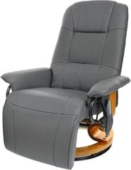 Кресло с функцией отдыха и массажа Funfit, серое цена и информация | Кресла для отдыха | 220.lv