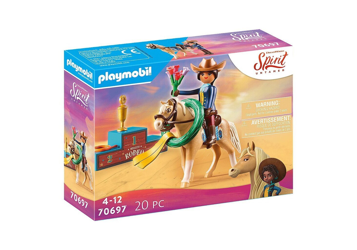 70697 PLAYMOBIL® Dreamworks Spirit Rodeo Pru цена | 220.lv