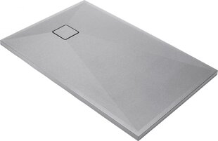Deante granīta dušas paliktnis Correo metallic grey, 100x90 cm cena un informācija | Dušas paliktņi | 220.lv