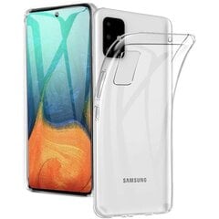 Hallo Ultra Back Case 1mm Aizmugurējais Silikona Apvalks Priekš Samsung Galaxy A12 Caurspīdīgs cena un informācija | Telefonu vāciņi, maciņi | 220.lv