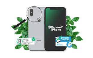 Renewd® iPhone XS 64GB Silver cena un informācija | Mobilie telefoni | 220.lv