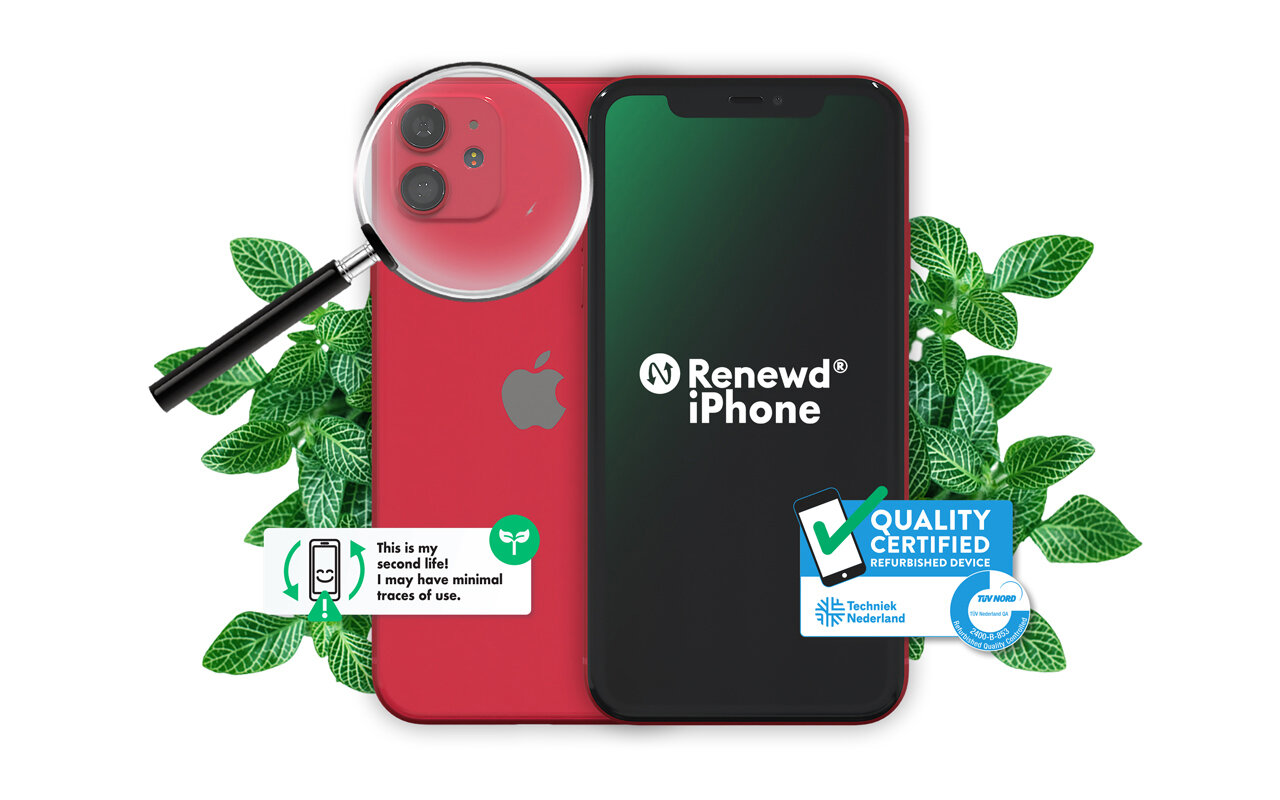 Telefons Renewd® iPhone 11 64GB Red cena | 220.lv