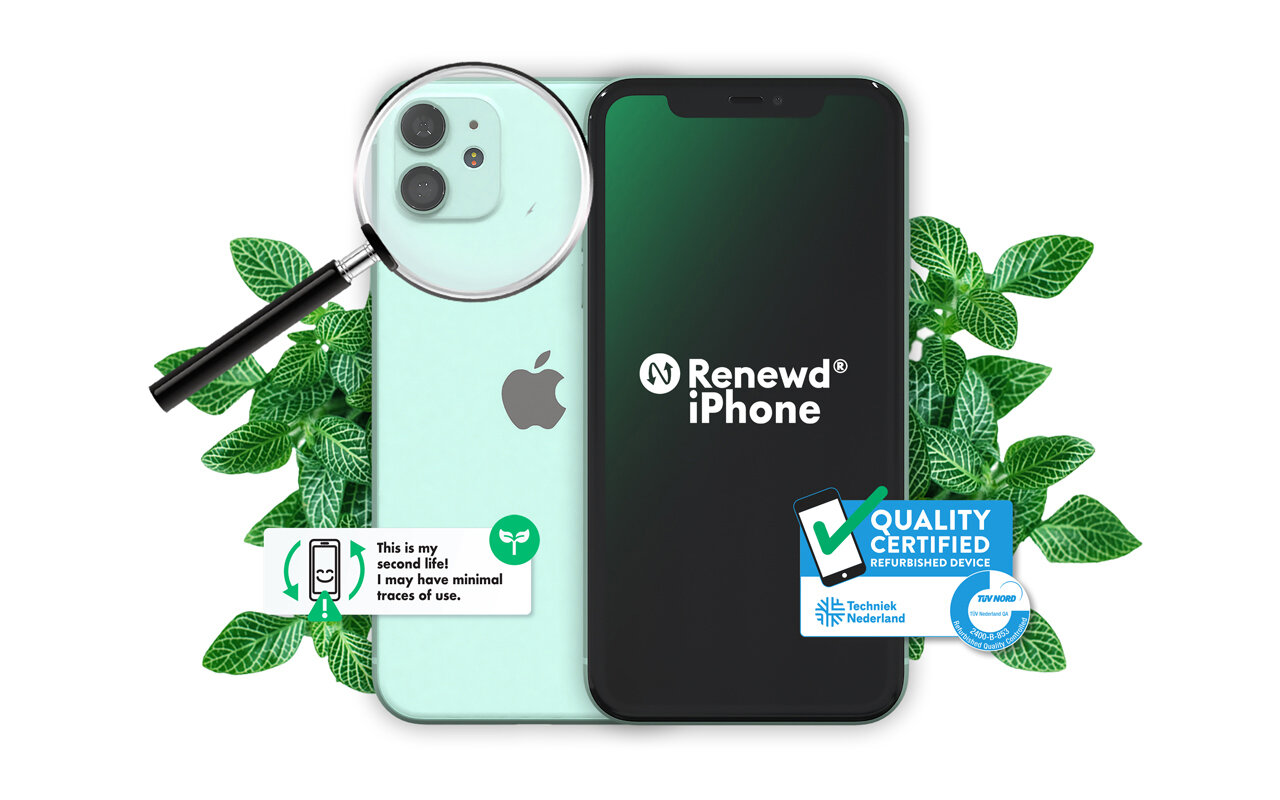 Телефон Renewd® iPhone 11 64GB Green цена | 220.lv