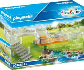 70348 PLAYMOBIL® Family Fun Zooloģiskā dārza novērošanas tilta pagarinājums cena un informācija | Konstruktori | 220.lv