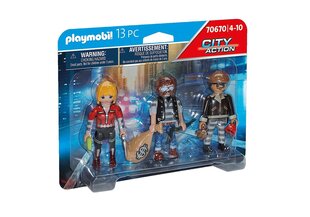 70670 PLAYMOBIL® City Action Фигурки грабителей цена и информация | Конструкторы и кубики | 220.lv