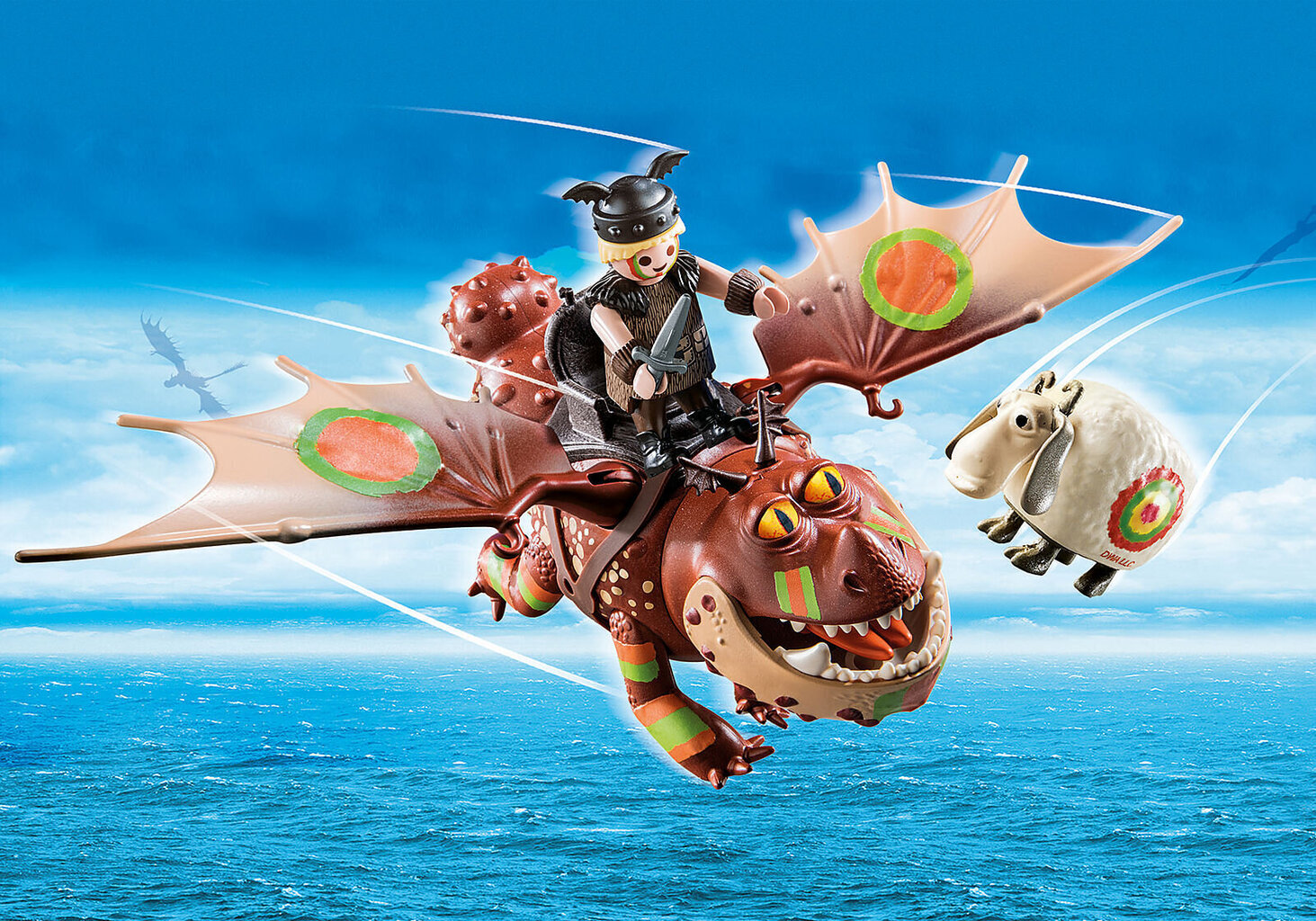 70729 PLAYMOBIL® Dragons Гонки драконов: Fishlegs ir Meatlug цена | 220.lv