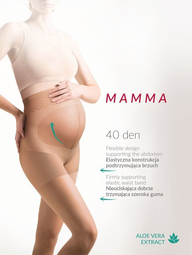 Zeķubikses sievietēm Mamma 40, bēšas, 40 DEN cena un informācija | Zeķubikses | 220.lv