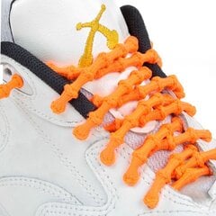 Шнурки Xtenex Original Neon Orange цена и информация | Для ухода за обувью и одеждой | 220.lv