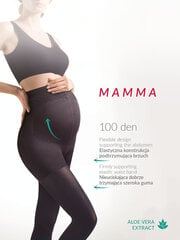 Zeķubikses sievietēm Mamma 100, melnas, 100 DEN цена и информация | Колготки | 220.lv