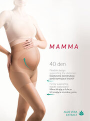 Женские колготки Mamma 40, черные цена и информация | Колготки | 220.lv