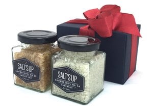 Salt'sUp divu sāļu dāvanu komplekts “Nav dūmu bez uguns” cena un informācija | Garšvielas, garšvielu komplekti | 220.lv