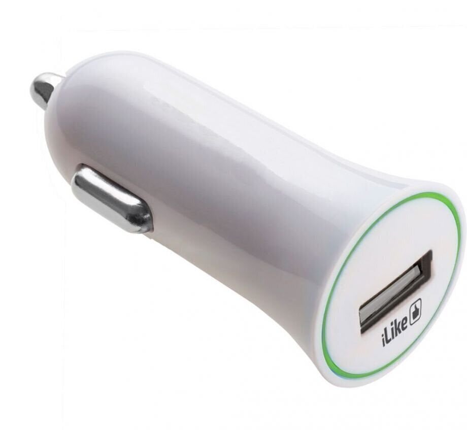 iLike ITC01 USB 1A Ligzdas Universāls lādētājs visām mobilajām un Mājas elektronikas ierīcēm 4.7-5.2V Balts cena un informācija | Lādētāji un adapteri | 220.lv