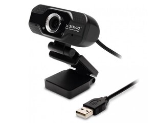 Savio CAK-01 USB Full HD вебкамера цена и информация | Компьютерные (Веб) камеры | 220.lv