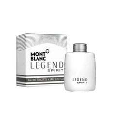 Tualetes ūdens Mont Blanc Legend Spirit EDT vīriešiem, 4,5 ml cena un informācija | Vīriešu smaržas | 220.lv