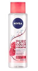 Micelārais matu šampūns Nivea Pure Color 400 ml cena un informācija | Šampūni | 220.lv