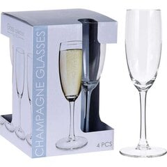 Glass Collection 4 šampanieša glāzes, 180 ml cena un informācija | Glāzes, krūzes, karafes | 220.lv