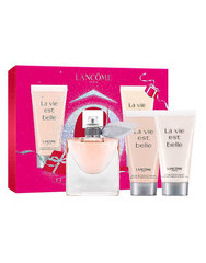 Komplekts Lancome La Vie Est Belle: EDP sievietēm 30 ml + ķermeņa losjons, 50 ml + dušas želeja, 50 ml cena un informācija | Sieviešu smaržas | 220.lv
