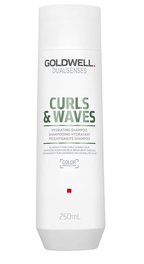Mitrinošs šampūns cirtainiem un viļņainiem matiem Goldwell Dualsenses Curls & Waves, 250 ml cena un informācija | Šampūni | 220.lv