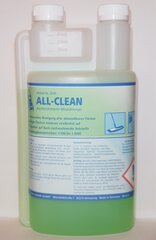 ALL-CLEAN videi draudzīgs vispusīga pielietojuma tīrīšanas līdzeklis, HWR-CHEMIE, koncentrāts, 1 l dozatorpudelē cena un informācija | Tīrīšanas līdzekļi | 220.lv