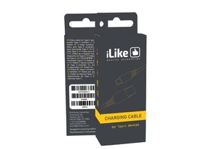 ILike Charging Cable ICT01, USB-C cena un informācija | Savienotājkabeļi | 220.lv