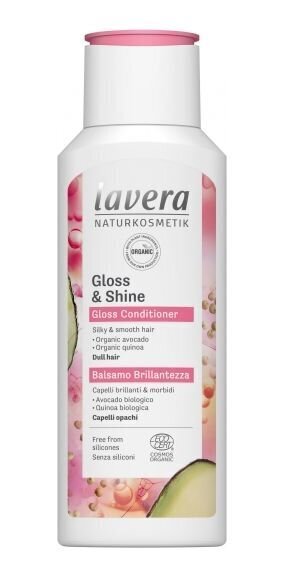 Nogludinošs kondicionieris matiem Lavera Gloss & Shine, 200 ml cena un informācija | Matu kondicionieri, balzāmi | 220.lv