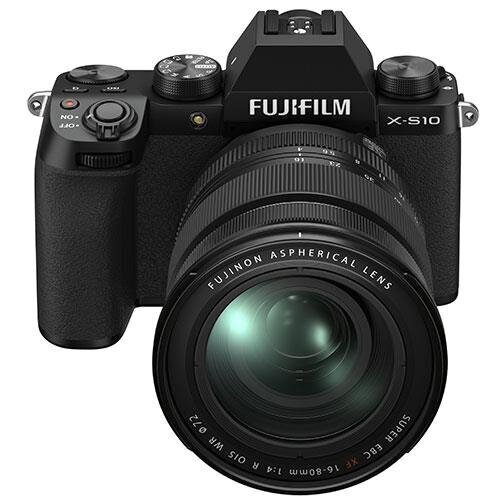 Sistēmas fotoaparāts Fujifilm X-S10 + XF16-80mm Kit цена и информация | Digitālās fotokameras | 220.lv