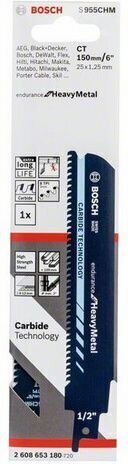 Taisns zāģis Bosch, Heavy Metal, 150mm, 1 gab. цена и информация | Zāģi, ripzāģi | 220.lv