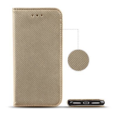 Hallo Smart Magnet Book Case Grāmatveida Maks Telefonam Samsung Galaxy Note 20 5G Zeltains cena un informācija | Telefonu vāciņi, maciņi | 220.lv