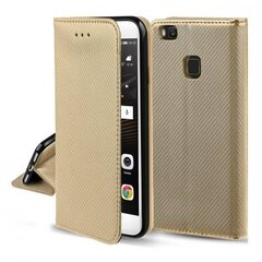 Hallo Smart Magnet Book Case Grāmatveida Maks Telefonam Samsung Galaxy Note 20 5G Zeltains cena un informācija | Telefonu vāciņi, maciņi | 220.lv