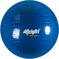 Гимнастический мяч Allright 75 см, синий цена и информация | Гимнастические мячи | 220.lv